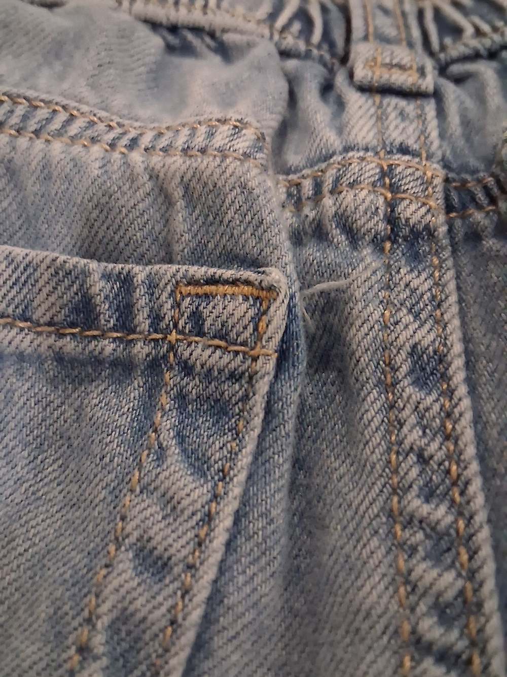 Girls Size 14 Light Blue Baggy Denim